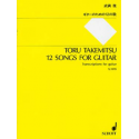 TAKEMITSU 12 SONGS SJ1095