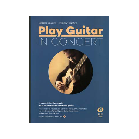LANGER/NEGES  PLAY GUITAR IN CONCERT + CD  D3511