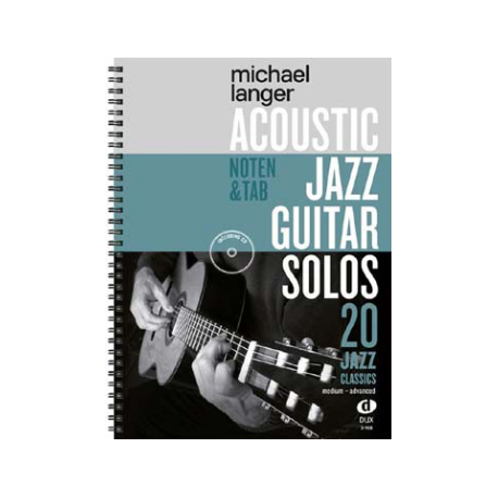 LANGER ACOUSTIC JAZZ GUITAR SOLOS + CD   D908