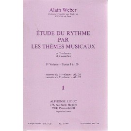 WEBER ETUDE DU RYTHME PAR LES THÈMES MUSICAUX 1
