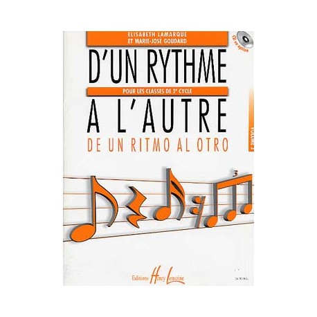 LAMARQUE D'UN RYTHME A L'AUTRE 3EME CYCLE VOLUME 3