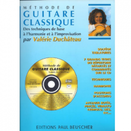 DUCHATEAU METHODE DE GUITARE CLASSIQUE + CD  PB1088