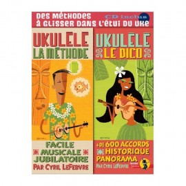 LEFEBVRE METHODE DE UKULELE PACK + DICO + CD 