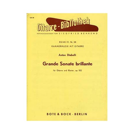 DIABELLI GRANDE SONATE BRILLANTE OP.102 BB4000679
