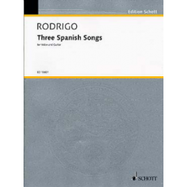 RODRIGO 3 SPANISH SONG ED10601