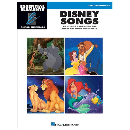 DISNEY SONGS 14 SONGS ARRANGED FOR THREE OR MORE GUITARISTS