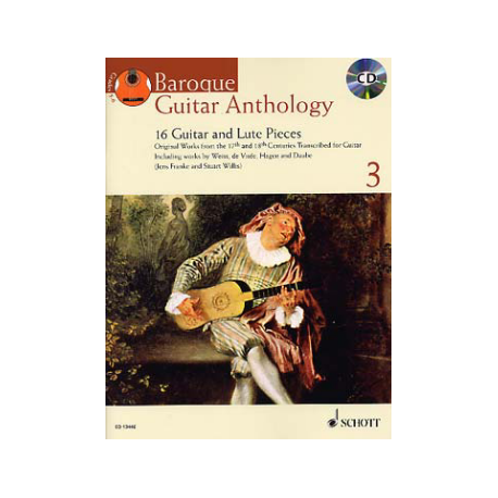 BAROQUE GUITAR ANTHOLOGY 3 + CD  ED13446