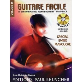 GUITARE FACILE VOLUME 6 SPECIAL MANOUCHE + CD