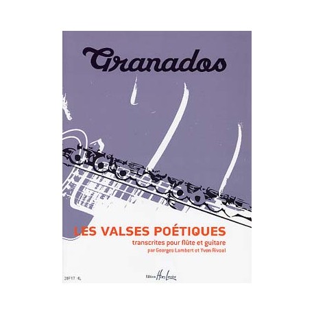 GRANADOS VALSES POETIQUES HL28717
