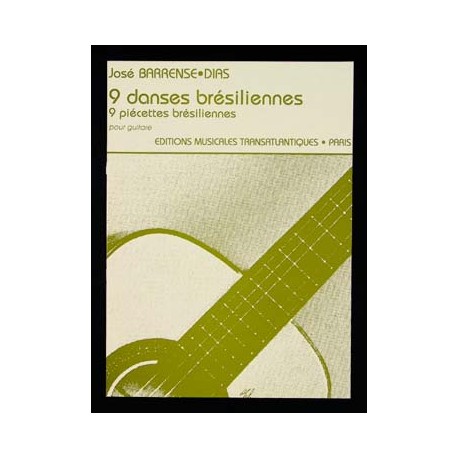 BARRENSE-DIAS 9 DANSES BRESILIENNES ETR1674