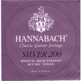 HANNABACH SILVER 200 MEDIUM/HIGH JEU SET900