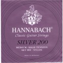 HANNABACH SILVER 200 MEDIUM/HIGH JEU SET900