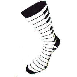 CHAUSSETTES BLANCHES CLAVIER TAILLE 39/45 SOC08