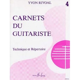 RIVOAL CARNETS DU GUITARISTE 4