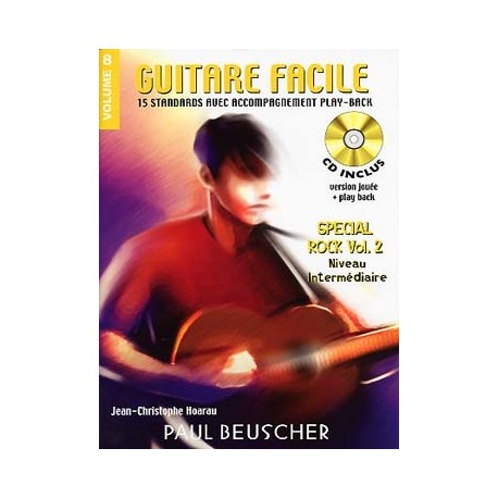 GUITARE FACILE VOLUME 8 SPECIAL ROCK 2 + CD