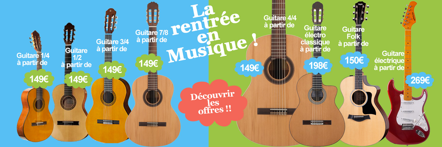 Rentrée guitares 2026